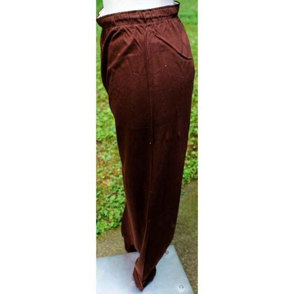 Vtg 1960s Ambassador Polyester Dress Brown Leggings Diamond Square Casual Long - Picture 11 of 11